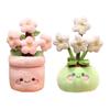 Cute Plush Vast Flower Bouquet Soft Skin-Friendly Plush Plant Doll Cute Healing Flower