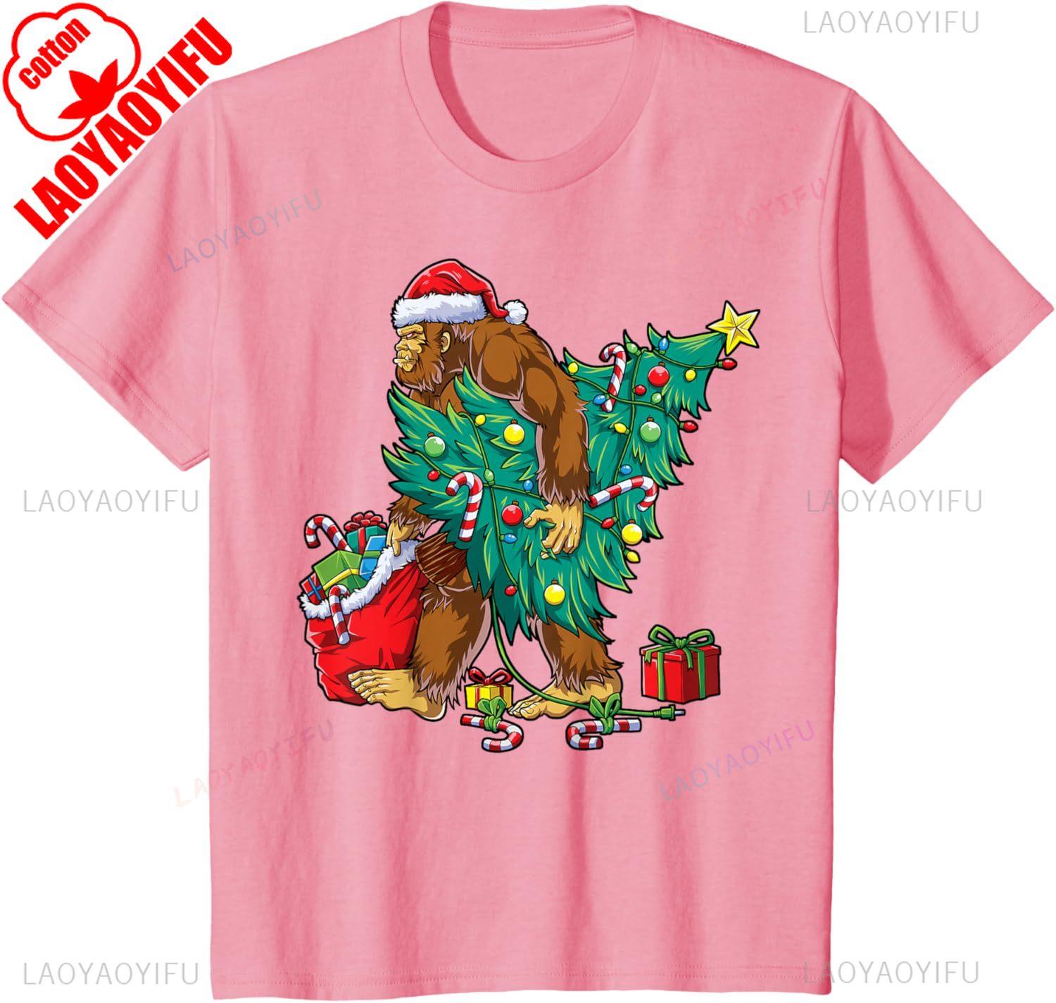 

Most Wonderful Christmas Co Bigfoot Christmas Tree Lights Xmas Boys Sasquax Cotton All Seasons Casual Fashion Soft Comfortable 3XL