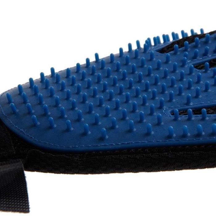 Guanto da toelettatura - DEV - True Touch - Massaggio delicato - Silicone morbido - Raccolta dei peli