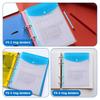 A4 Plastic Wallets, 12 Pack Expandable Document Files with Button for School, Office, Home, Travel