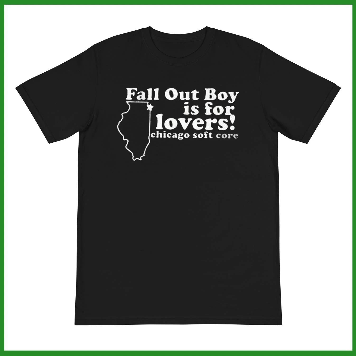 Хлопковая футболка Fall Out Boy Is For Lovers Топы футболки Мужская Женская Короткий рукав Размер S-4XL S