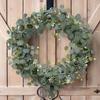 Rattan Eucalyptus & Baby's Breath Greenery Door Hanging Ivy Vine for Wedding & Home Decor