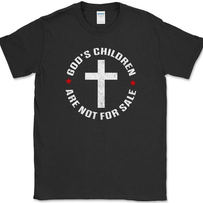 

God s Children Are Not For Sale T-Shirt Quote Anti Trafficking Christian Cross S