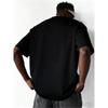 Men's Casual Slim Fit Letter Print Short Sleeve T-Shirt, PLUS SIZE