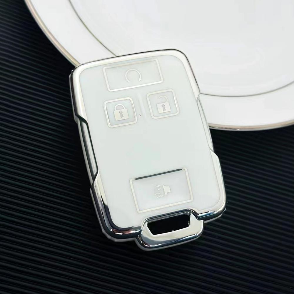 TPU Car Key Case Cover for Chevrolet Colorado Silverado 1500 2500HD 3500HD GMC Yukon Sierra Canyon Remote Key Protecor
