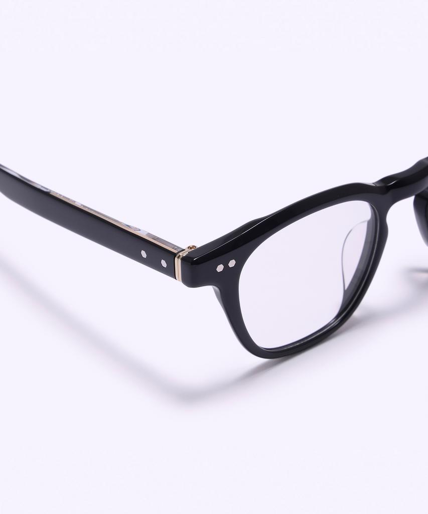 Alloaiweeo [Frame Black] Fbg7404 0920G Black Acetate Eyeglass Frame Blue Light Lens Selection