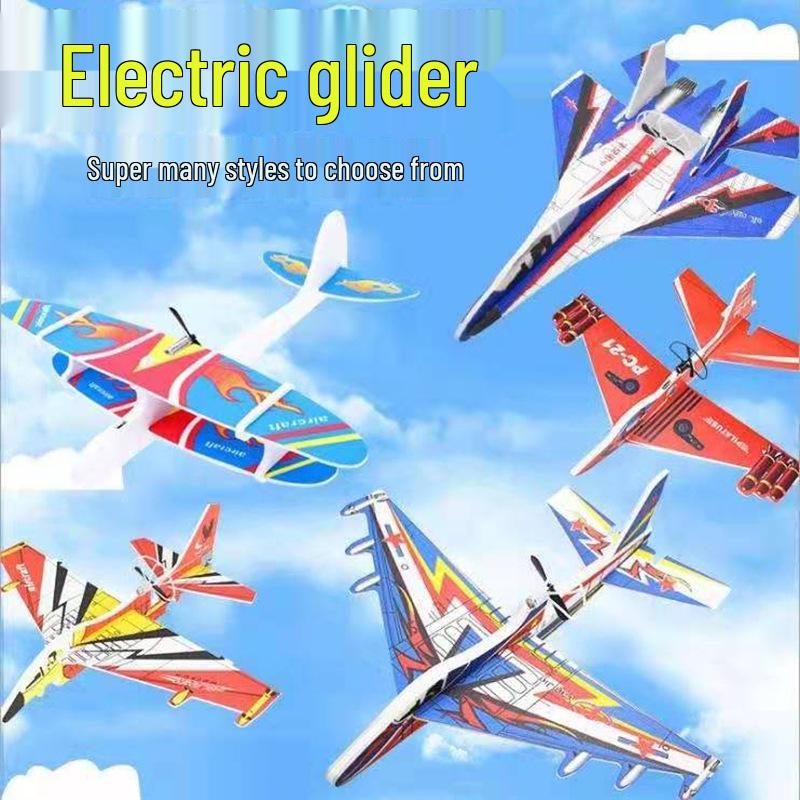 Electric USB-Charged Shockproof Foam Glider Airplane