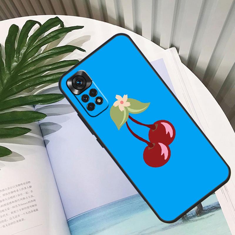 Cherry Pattern Funda For Xiaomi Redmi Note 14 13 10 11 12 15 Pro Plus Case For Redmi 15 13C 12C 10C 14C 15C