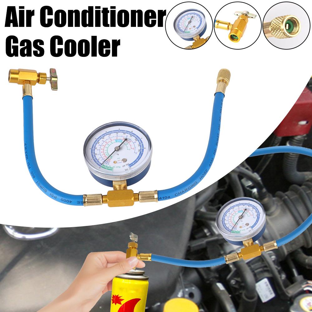 Car Air Conditioning Reparing Tools Refrigerant Recharge Hose Pressure Gauge Measuring Kit R134A  Accessories