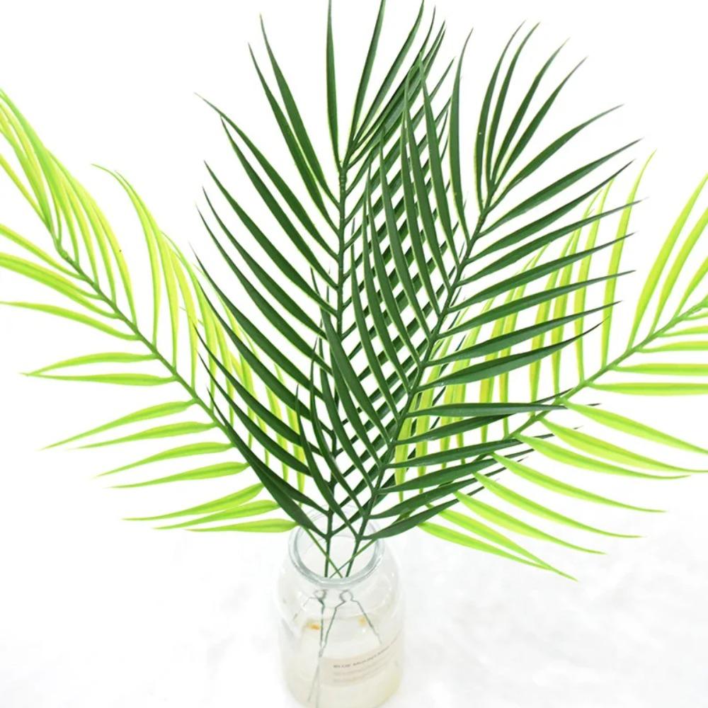 

Artificial Plants Tropical Monstera Palm Leaves Simulation Leaf For Hawaiian Theme Party Decor Home Garden Fake Leaves 1pcs