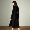 Chuyu Women's 2025 Winter Polo Neck Knit Dress