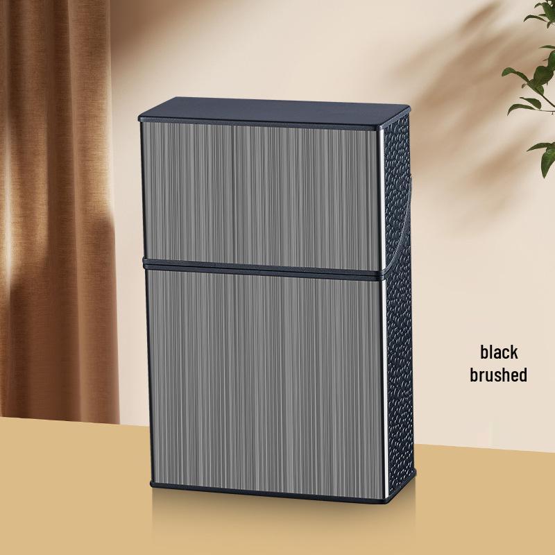 Large Capacity Creative ABS Plastic Cigarette Case - Pressure-Resistant and Moisture-Proof