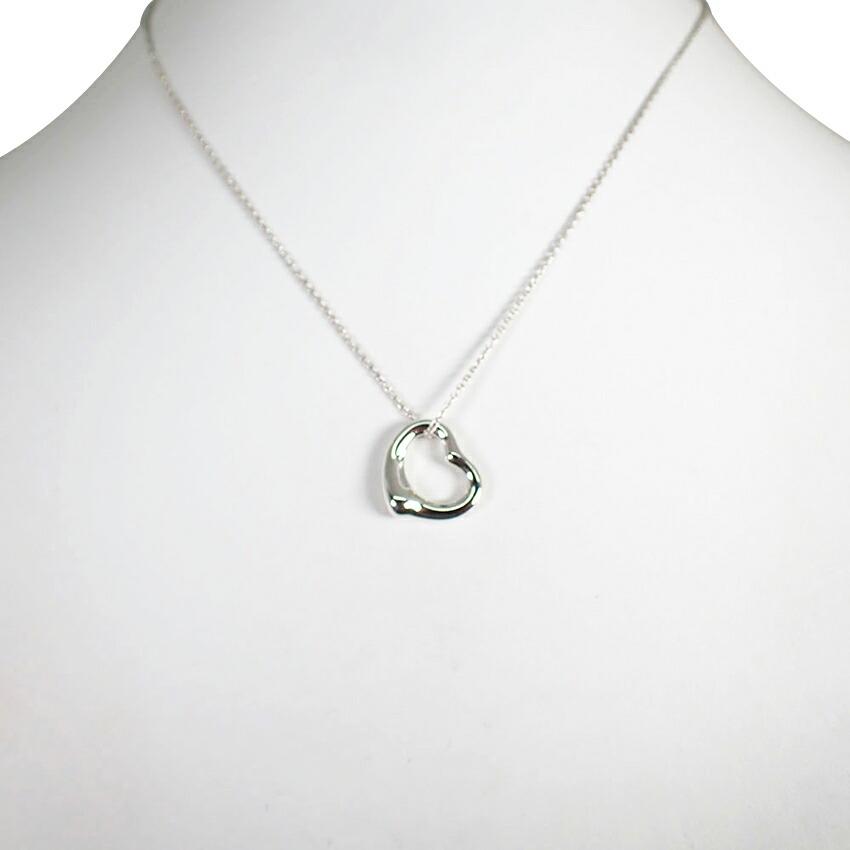 

[Б/у] TIFFANY/Tiffany 925 Open Heart Подвеска/ожерелье [g273-92]