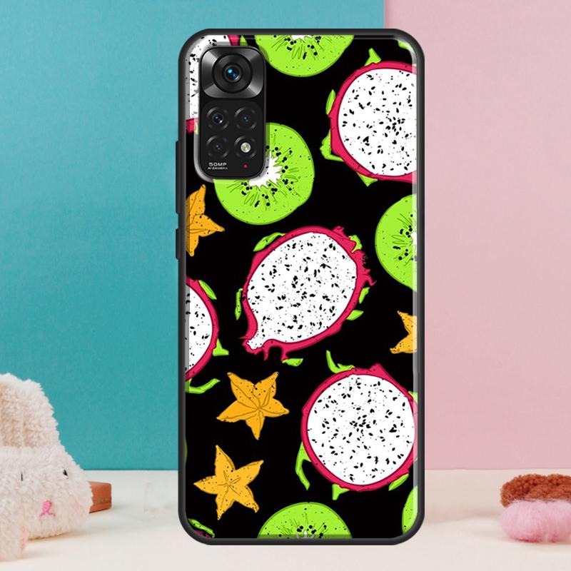 Tropical Summer Fruit Lemon Case For Xiaomi Redmi Note 14 13 Pro 12 11 9 10 9S 10S 11S 12S Redmi 14C 13C 10C 12C Cover