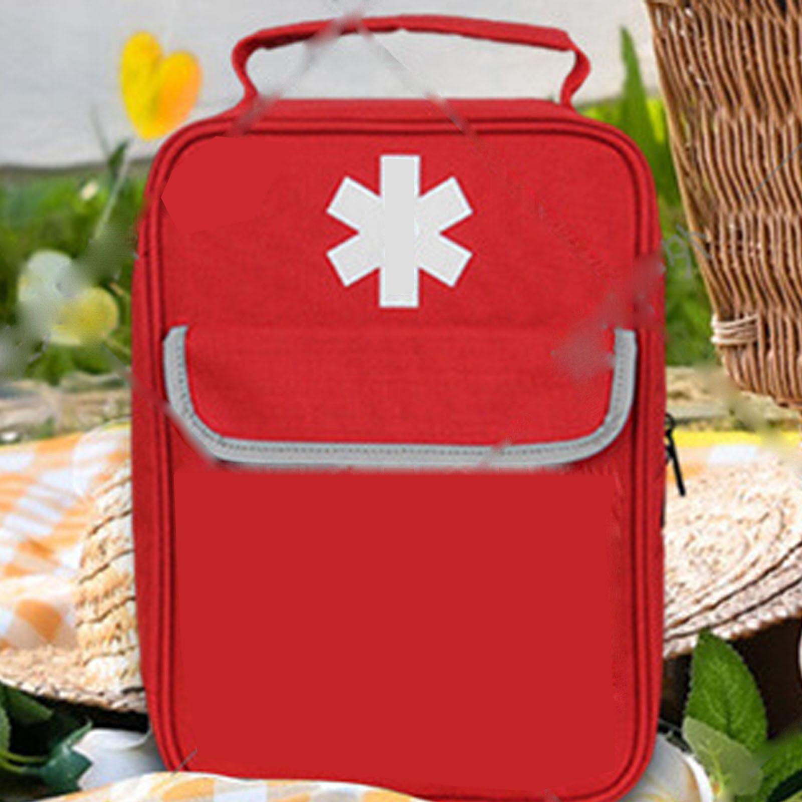 

Outdoor Portable Storage Kit, Emergency Training Bag, Compact Rescue Kit for Home, Travel & Use One Size червоний