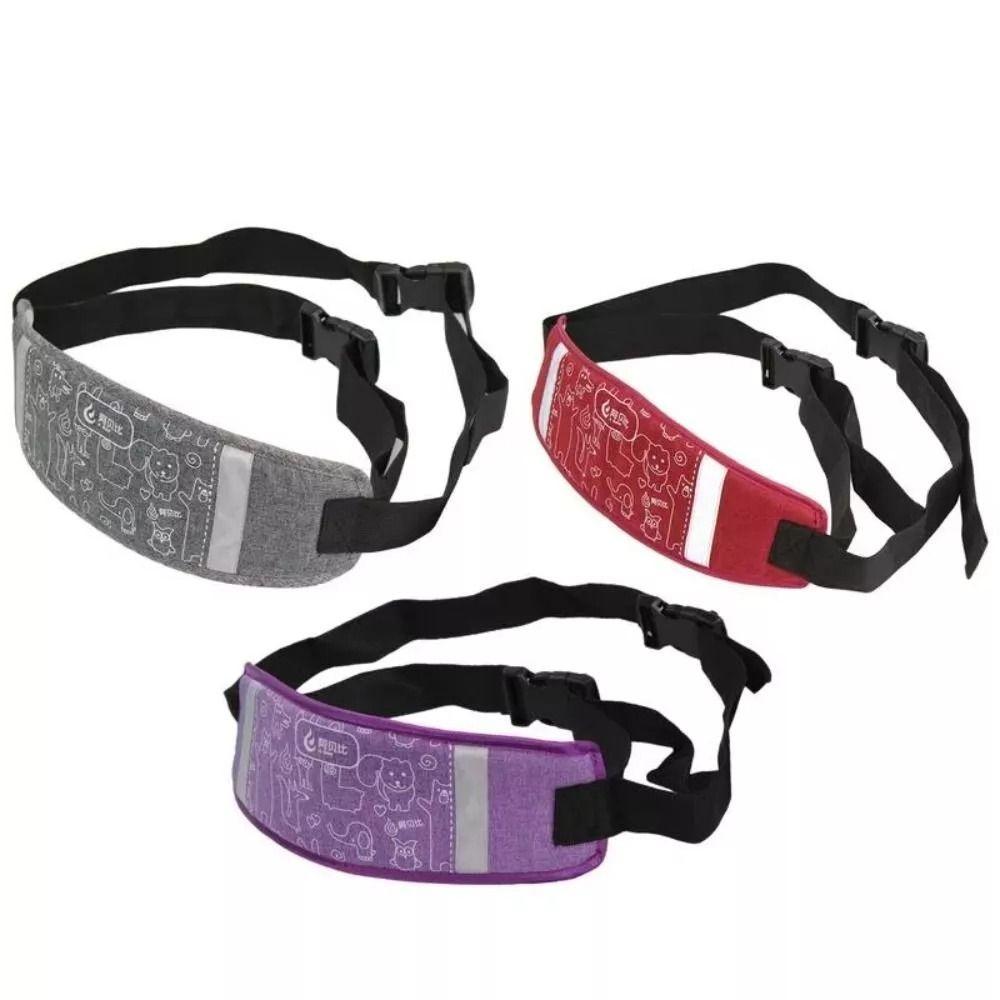 Antypoślizkowe Dziecięce Szelki Motocyklowe z Odblaskowym Paskiem Bezpieczeństwa na Klatce Piersiowej Przenośny Pasek Brzuszny dla Kierowcy