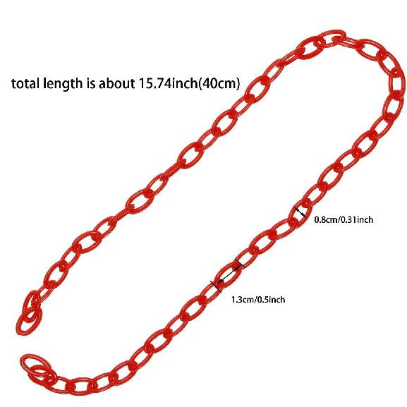 ONLYKXY Plastic Chain, Bird Chain, Birds Toys for Cage