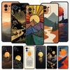 Abstract Mountain Sunrise Line Case For Xiaomi Mi 17 15T 15 14 14T 13T 12T Pro 12 13 Lite 5G 11T Poco X6 X7 X5 Pro Soft Cover