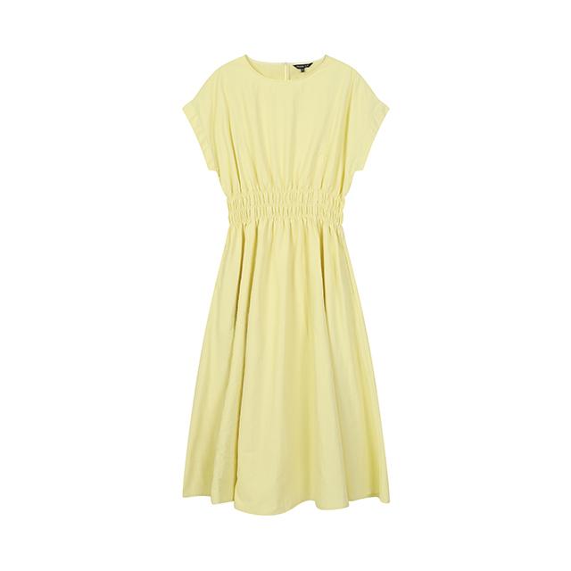 LAP Cap Sleeve Smocking Long Dress Ar2Wo560