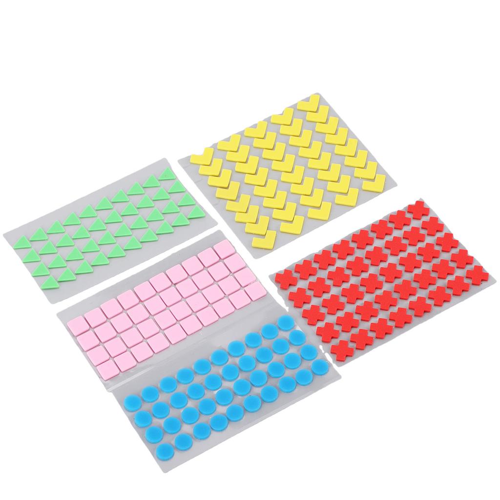 200 Pcs Bump Dots for Visually Impaired Silicone Low Vision Braille Stickers Raised Tactile Dots for Keyboard Switches