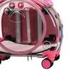 Trolley per Animali Domestici Fori di Ventilazione Trasparenti Ruote Silenziose Zaino Portatile Comodo per Gatti Cani
