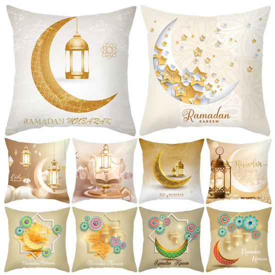 Pillow Case Breathable Festive Microfiber Modern Festival Home Sofa Soft Pillow Cushion Cover for Dorm