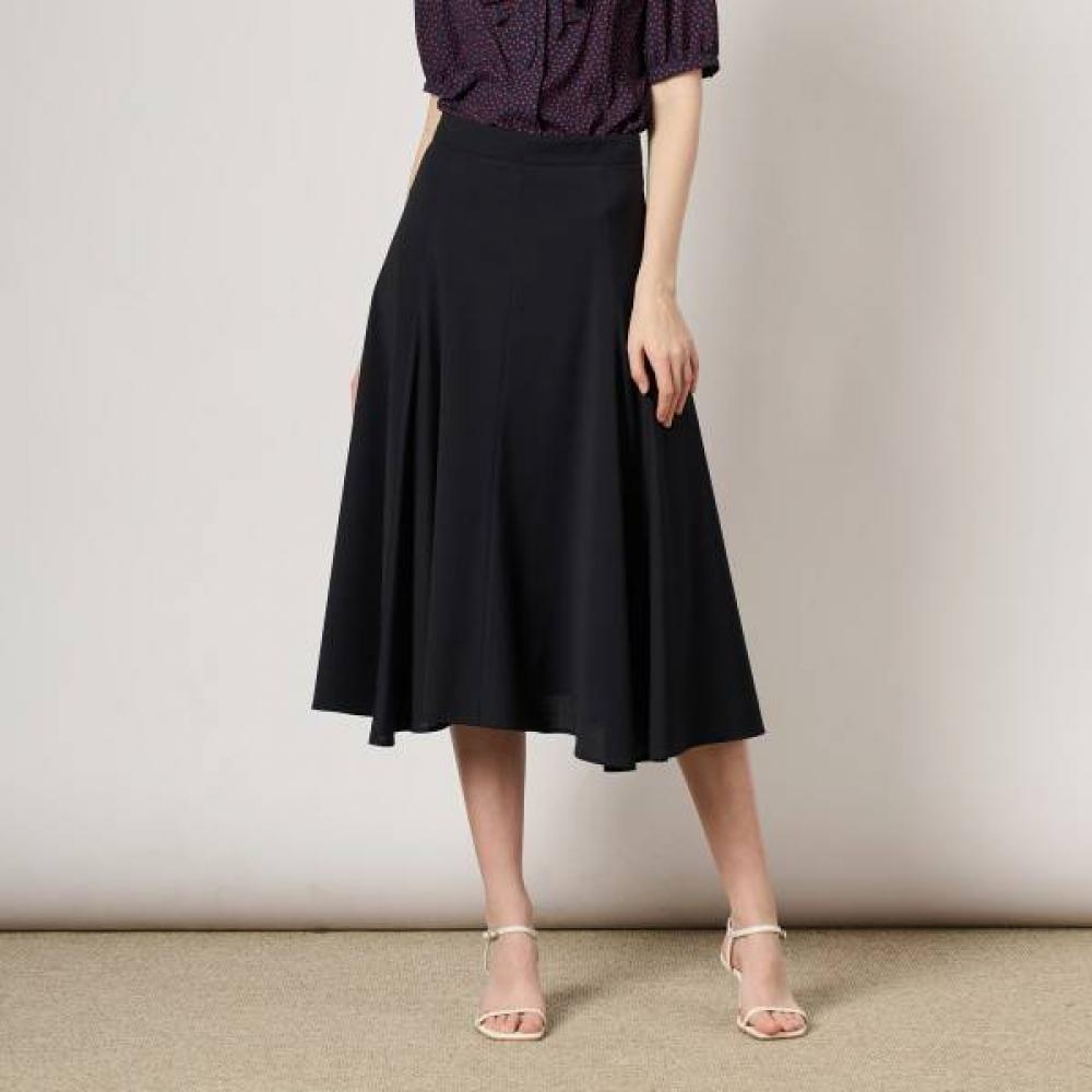 Bcbg Summer Flare Skirt B4m3s202 Navy (55)/55