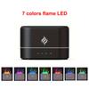 Portable Cool Mist Usb Led change color 7 colors fire flame room humidifier Aroma Essential Oil Diffuser h2o air humidifier