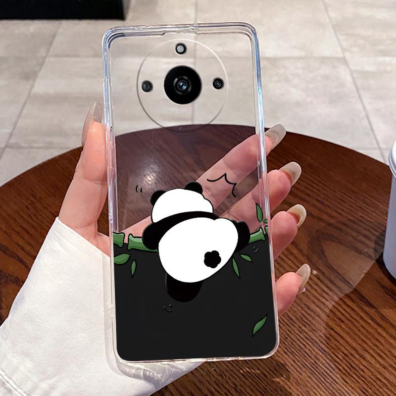 Phone Case For Realme 11 Pro+ Plus 5G RMX3740 RMX3741 / Realme 11 Pro RMX3771 Aesthetic Cute Cat Cover Transparent Soft TPU Case