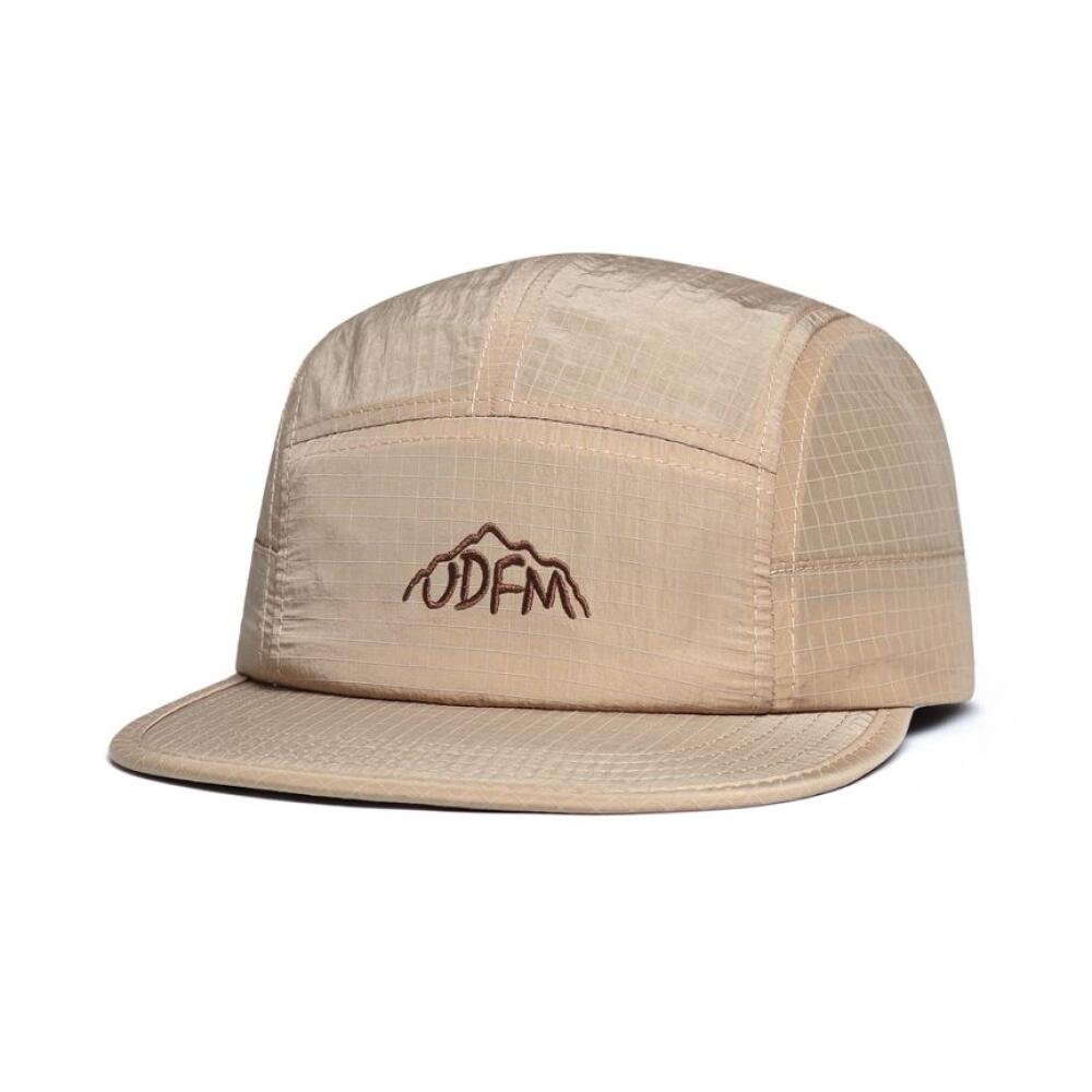 5 Panel Short Brim Letter Embroidered Baseball Cap, Mesh Quick‑Dry Solid Hat For Men Women Outdoor Sports Fashion Headwear