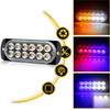 2Pcs 12LED Car Strobe Warning Light Grill Flashing Breakdown Emergency Lamp Car Truck Trailer Beacon Lamps LED Side Lights