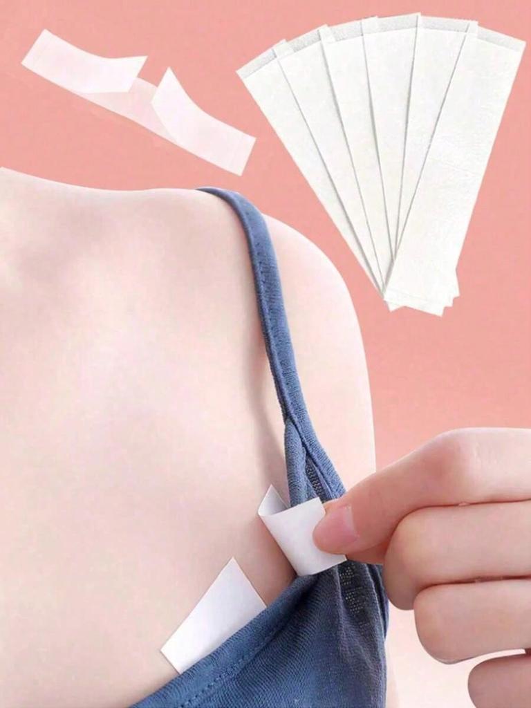 36pcs Anti-Peek Breast Tape, Women's Fashion Sticky Tape, Anti-Slip Clothing Tape, Dress Strap Grips, Double-Sided Wardrobe Tape