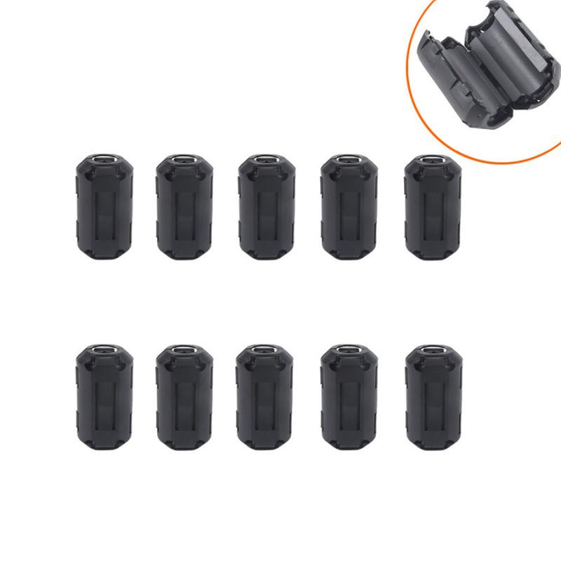 

10Pcs 13Mm Snap On Ferrite Core Bead Choke Ring Cord