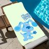 Zeichentrickfilm Blue's Clues & You! Handtuch Handtuch Weich Pool Geschenk Für Reise Fitnessstudio Dusche Kühl Camping Schnelltrocknend Sport Großes Strandtuch