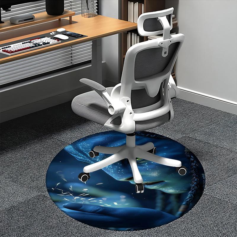 Avatar-Inspired Chair Mat - Round Carpet for Home Decor, Office Use, and Gifts0190b