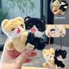 Cat Plush Keychain Set With Cute Cartoon Design For Gift And Collectors