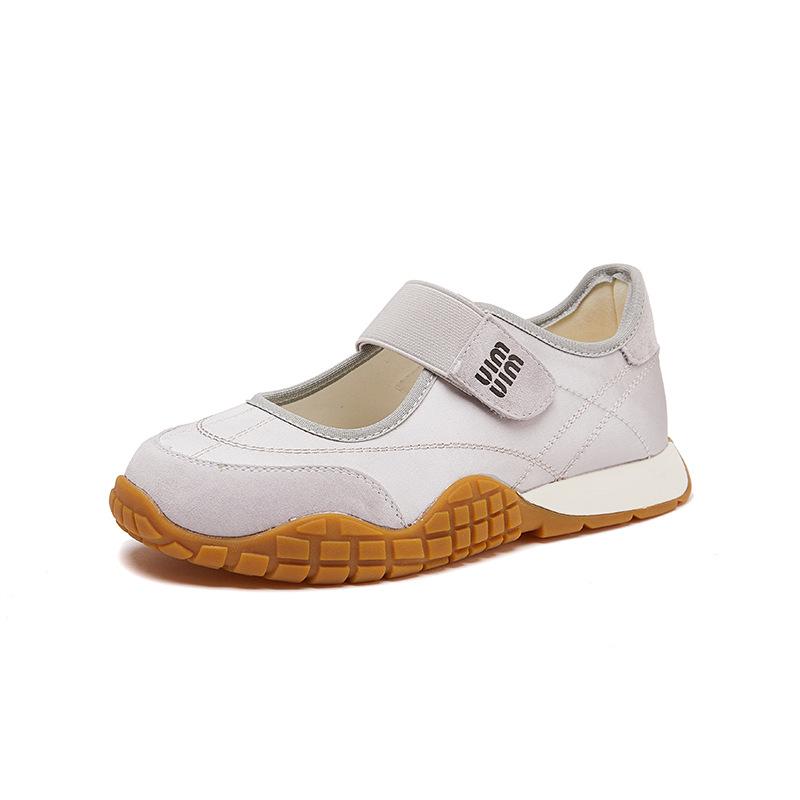 

New Fashionable Thick-soled Sports Single Shoes for Women From Shoes 35 сірий колір