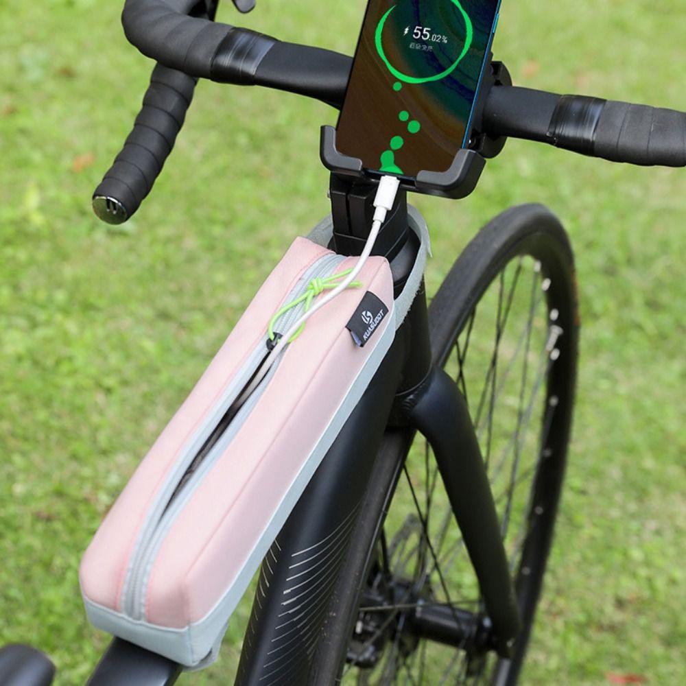 Vodotěsná přední taška na nosník kola Úložná taška na rám kola Taška na horní trubku kola Cyklistické příslušenství