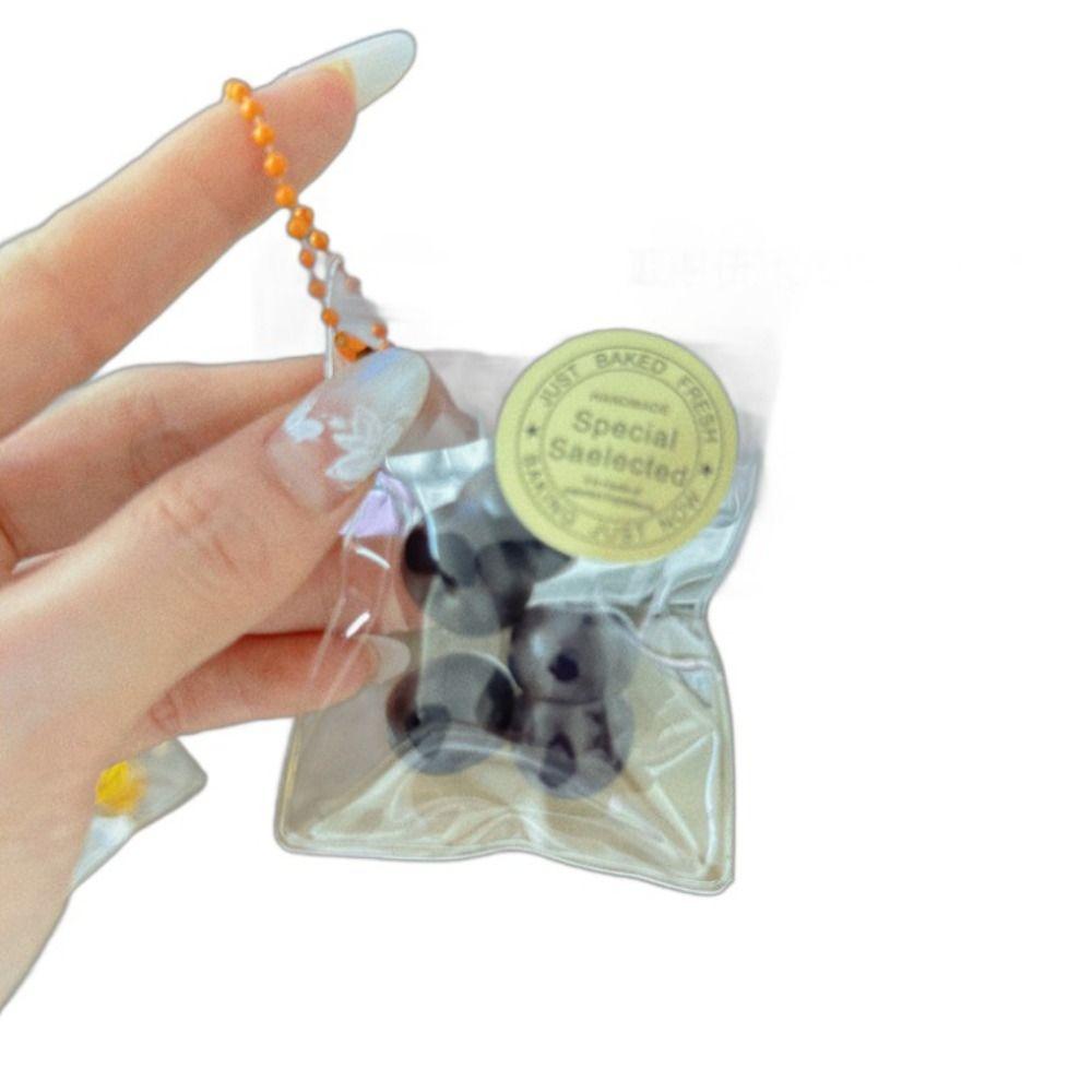 Strawberry Fruit Squeeze Toys Simulated Fruit Fruit Soft Slow Rebound Toys  Bag Pendant