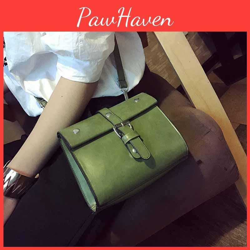 Crossbody Bag Shoulder Handbag Pu Leather Women Flap Chic Square Large Capacity