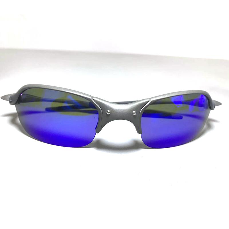 MTB Herren Sonnenbrille Brille Radfahren Brillen UV400 Angelbrille Langlebiges Metall Metall Fahrradbrille Radsportbrillen Reitbrillen K-1