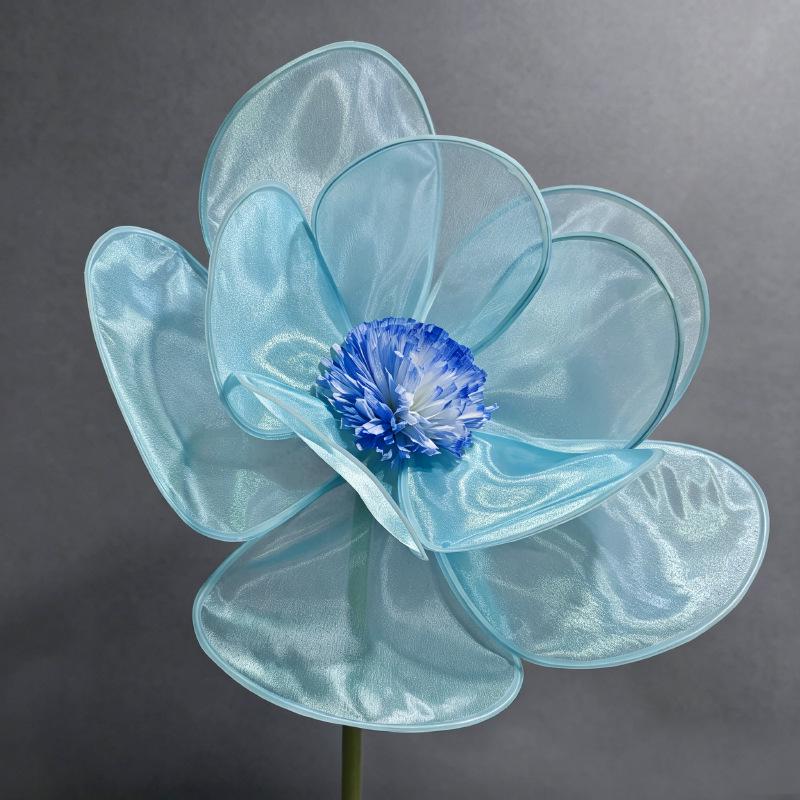 Organza Flower Heads for Aesthetic Wedding and Room Decor