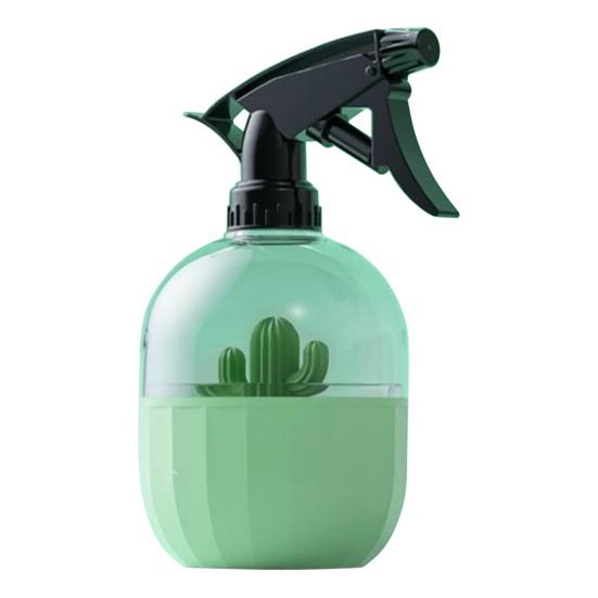 500 ml Sprühflasche, auslaufsicher, großes Fassungsvermögen, tragbar, Gartenbewässerung, Kaktus-Dekor, Gießkanne für Zuhause