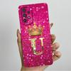 Phone Case for Samsung Galaxy A72 A52 A52S 4G 5G Liquid Silicone Soft Shockproof Lens Protective Cover Luxury Crown Letter Cases