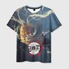 Bandai Anime Devil Killer 3D Printed Boys' T-shirt New Street Dress Anime Children's Short Sleeve Top T-shirt