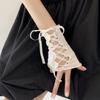Harajuku Niche Y2k Sleeves Sexy Foreign Style DIY Straps Hand Sleeves Jk Girl Bare Fingers Cos Gloves Thin Summer