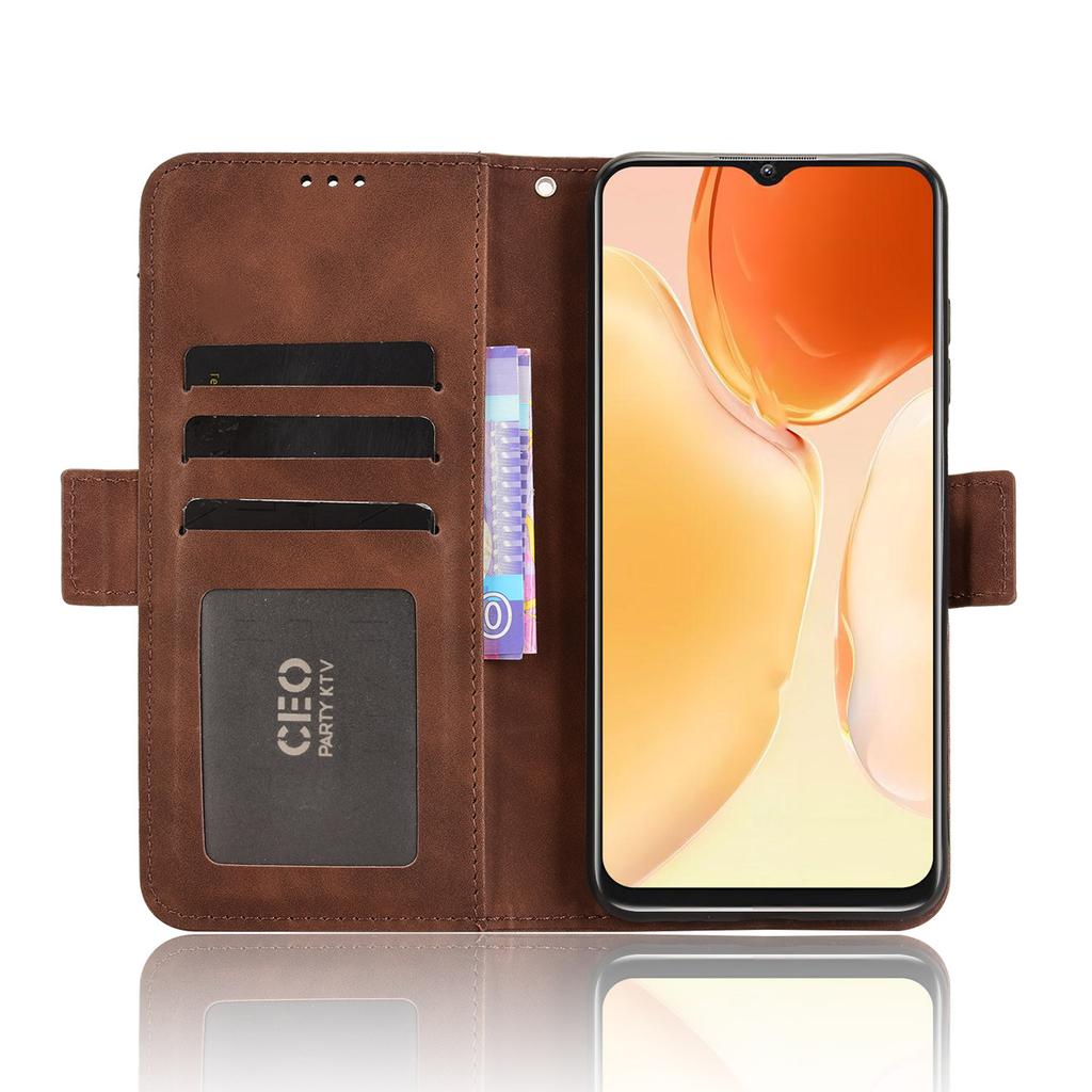 Custodia a Portafoglio in Pelle con Multipli Slot per Schede per Oukitel C61/Oukitel C61 Pro