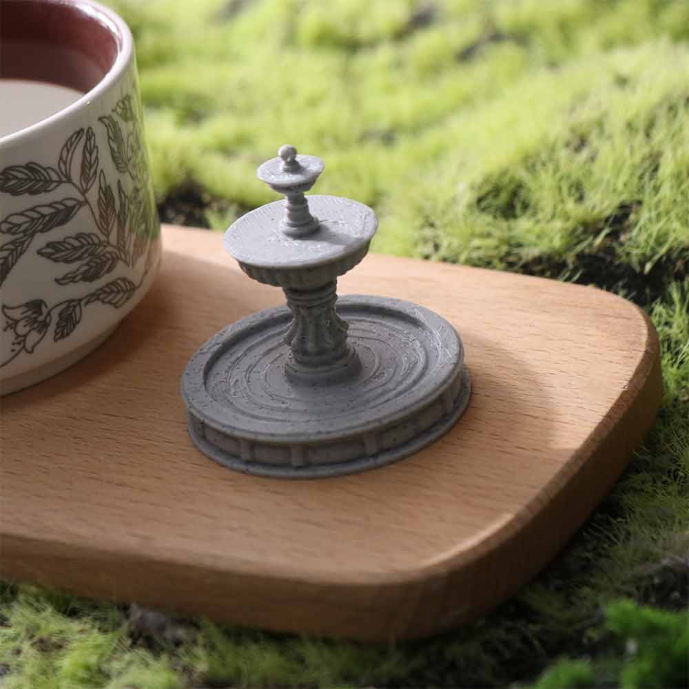 3D Print Fountain Props Funny Garden Ornaments Fashion Spray Pool Decoration  Desktop