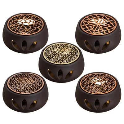 Ceramic Teapot Base with Natural Thermals Insulation Noise Reducing Design for Family Gathering Peaceful Teapots Event
