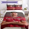 Cristiano Ronaldo 176 Customize Your Name Bedding Set Breathable Duvet Cover with Pillowcases Home Decoration Birthday Gift